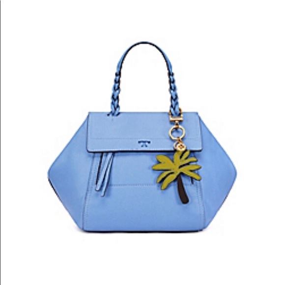 🆕 Tory Burch Palm Tree Key Fob & Bag Charm - Picture 2 of 5